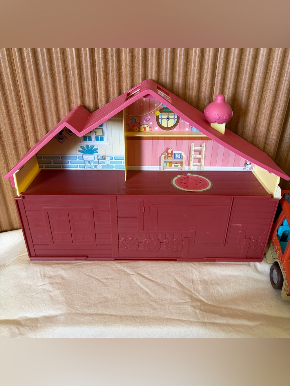 Bluey Heeler Family Home Playset Big Lot with Car, School, Figures, & Furniture - Picture 7 of 15